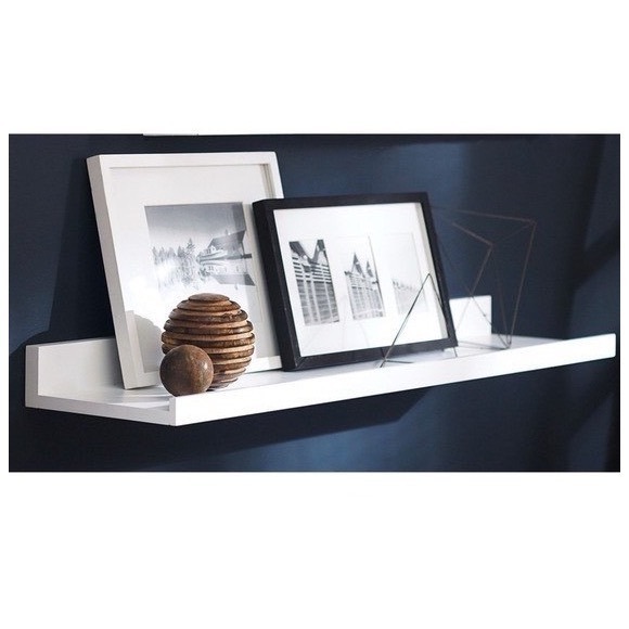 Pottery Barn Other - Pottery Barn Holman Handmade Floating Ledge Modern White Wood Shelf 11.5" x‎ 24"
